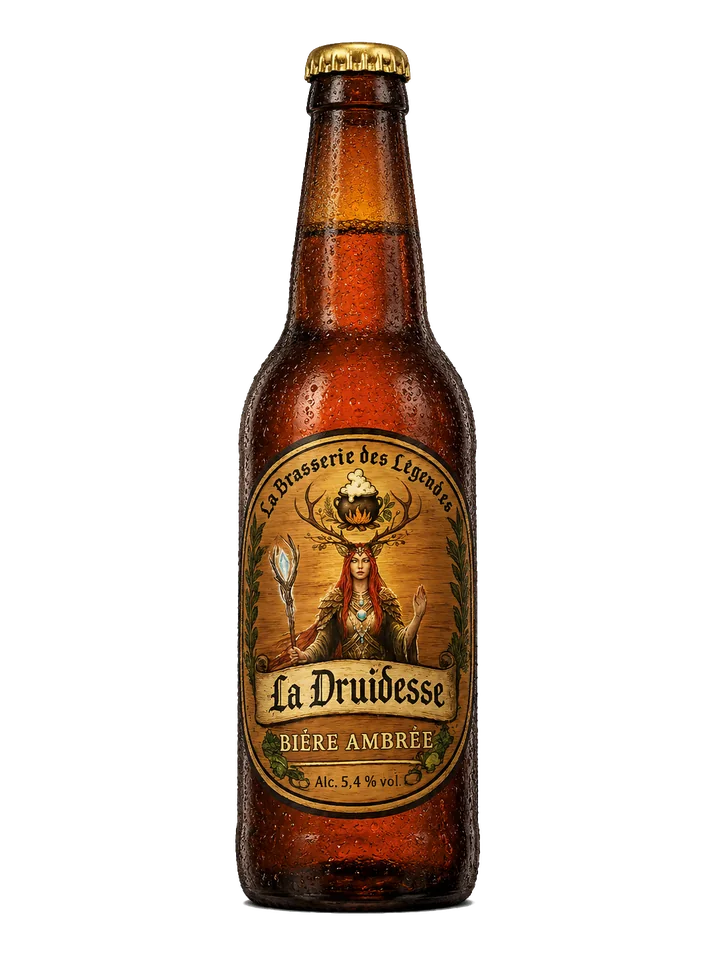 La Druidesse, bière ambrée artisanale